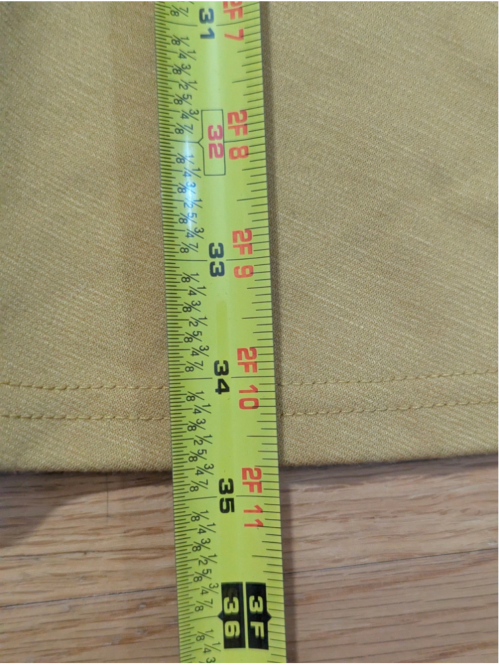 Rock Steady Dress Small Mustard Yellow Fit Flare - Picture 9 of 9